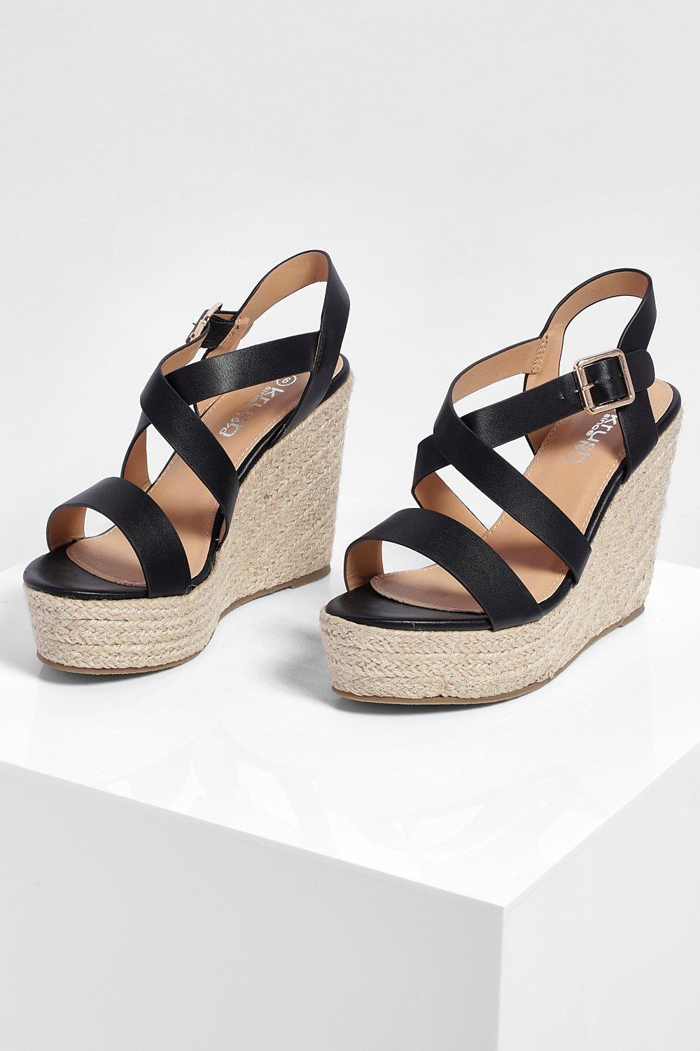 Boohoo wedges sale