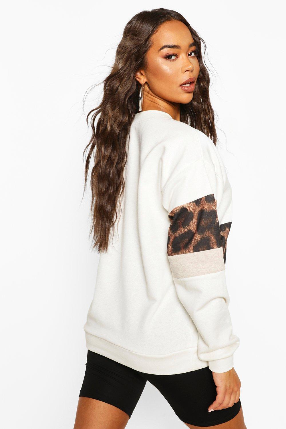 Leopard cheap sweat set