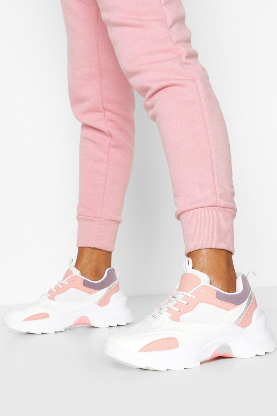 Chunky Colour Block Sneakers image number 1