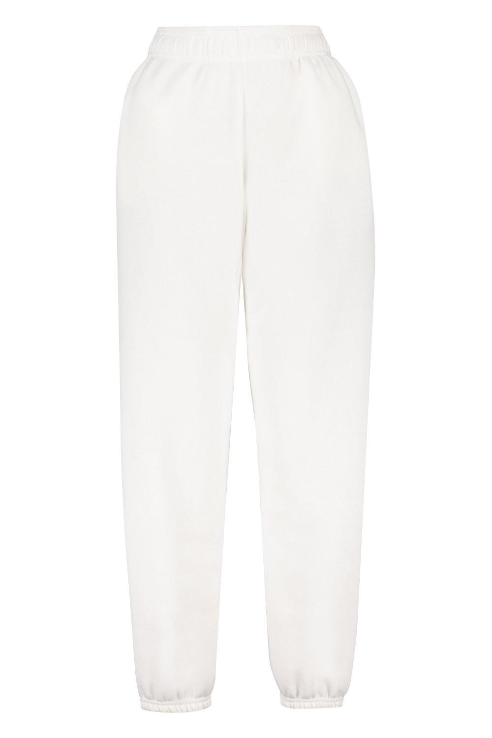 White High Waist Oversized Jogger