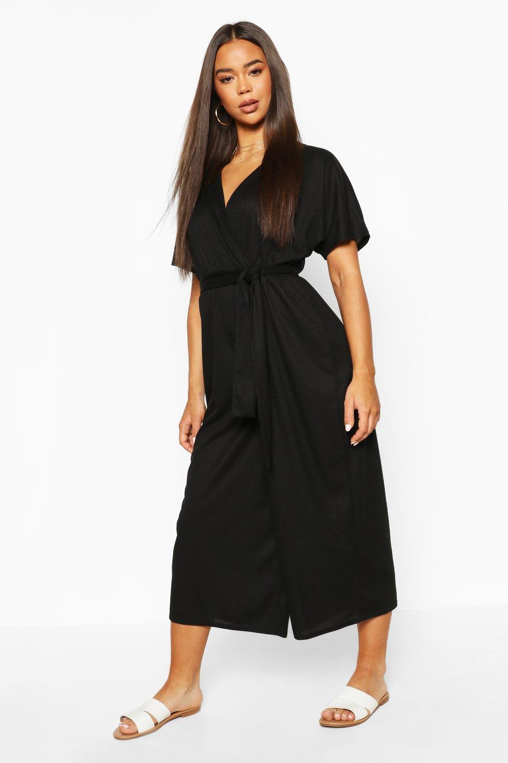 wrap culotte jumpsuit