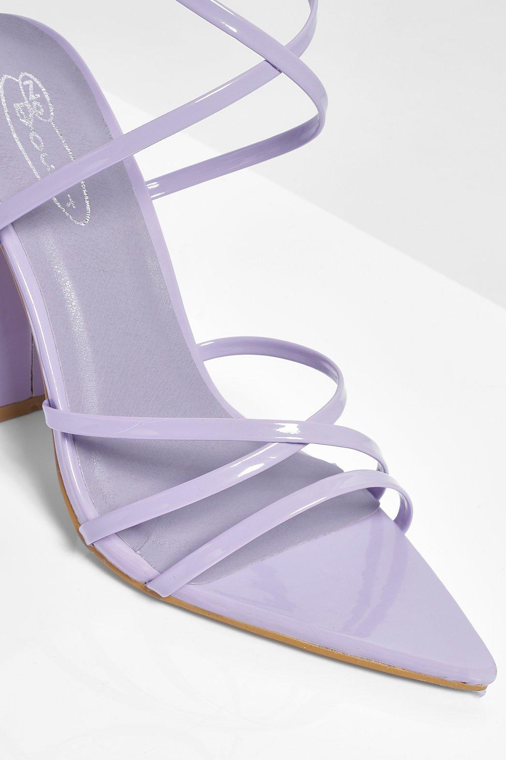 Mauve hot sale strappy heels