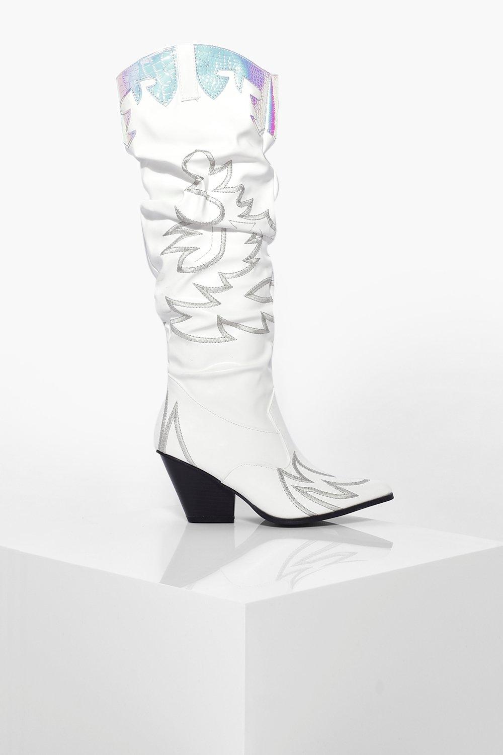 boohoo cowboy boots