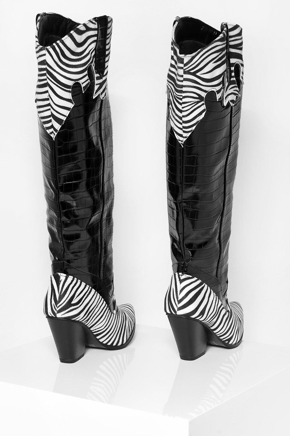 cowboy boots boohoo
