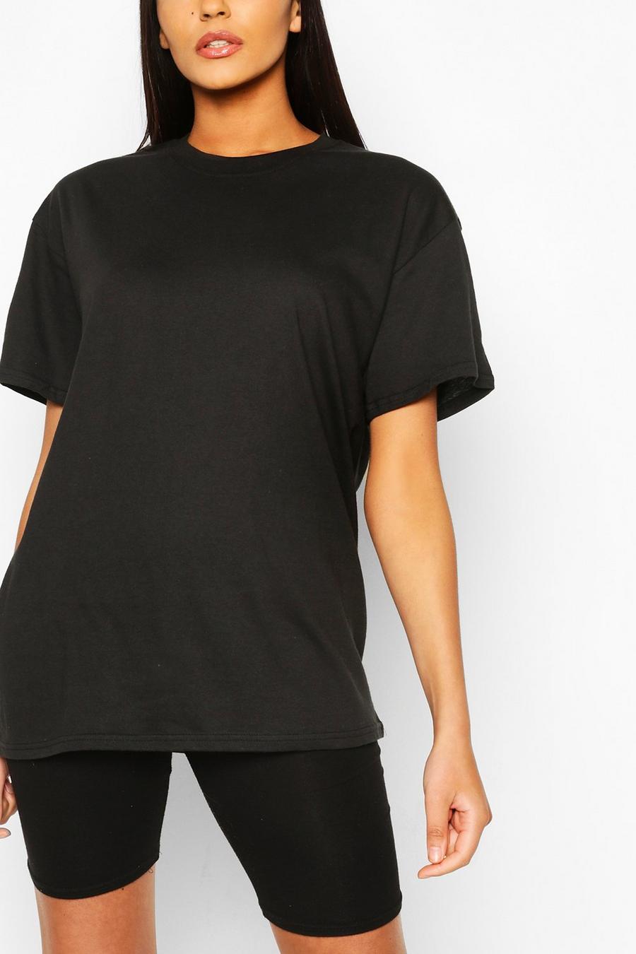 T-shirt oversize basique, Noir image number 1