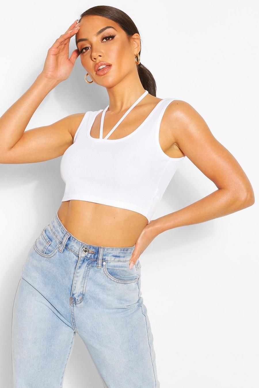 Strappy Detail Crop Top image number 1