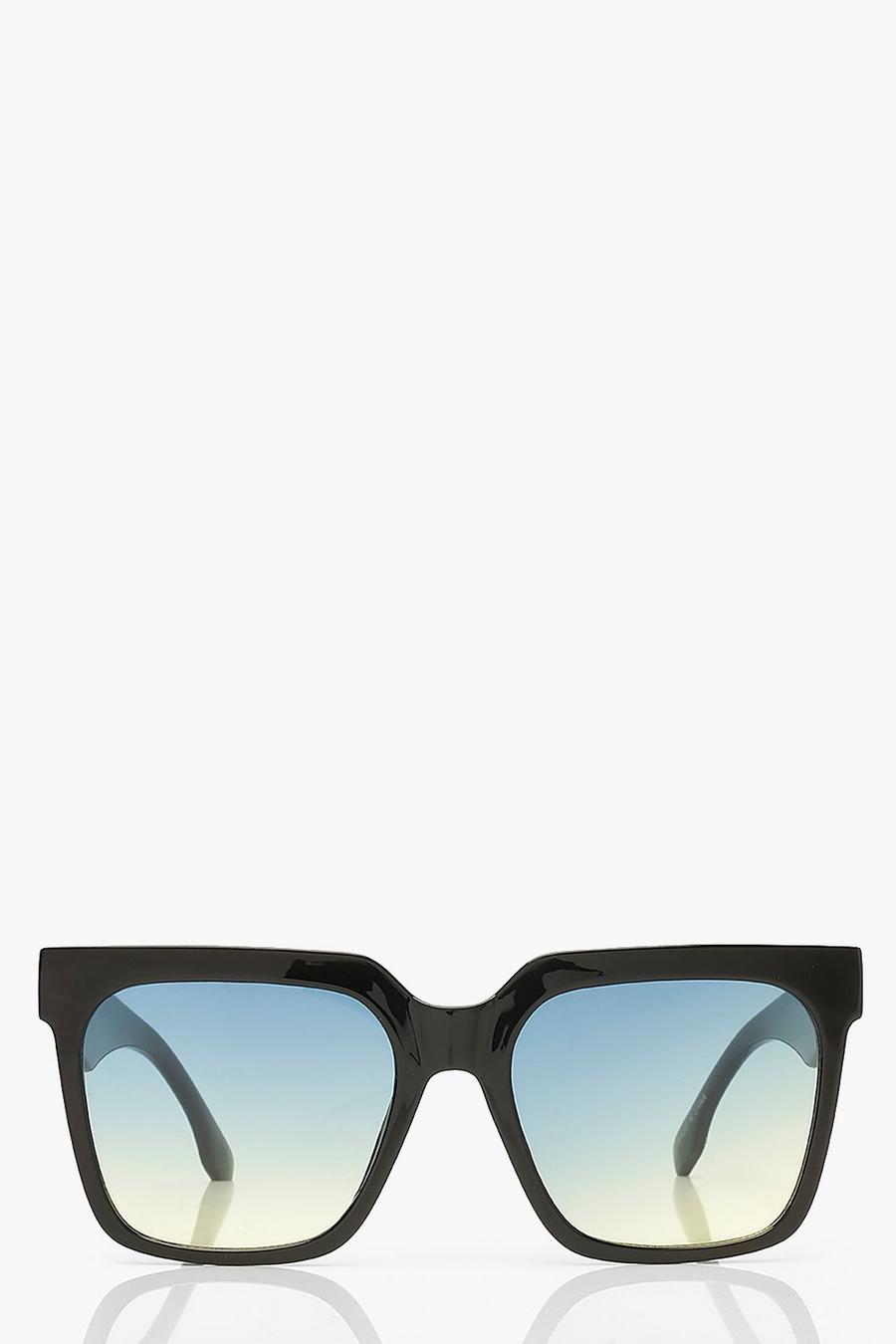 Gafas de sol estilo Wayfarer con lentes degradadas image number 1