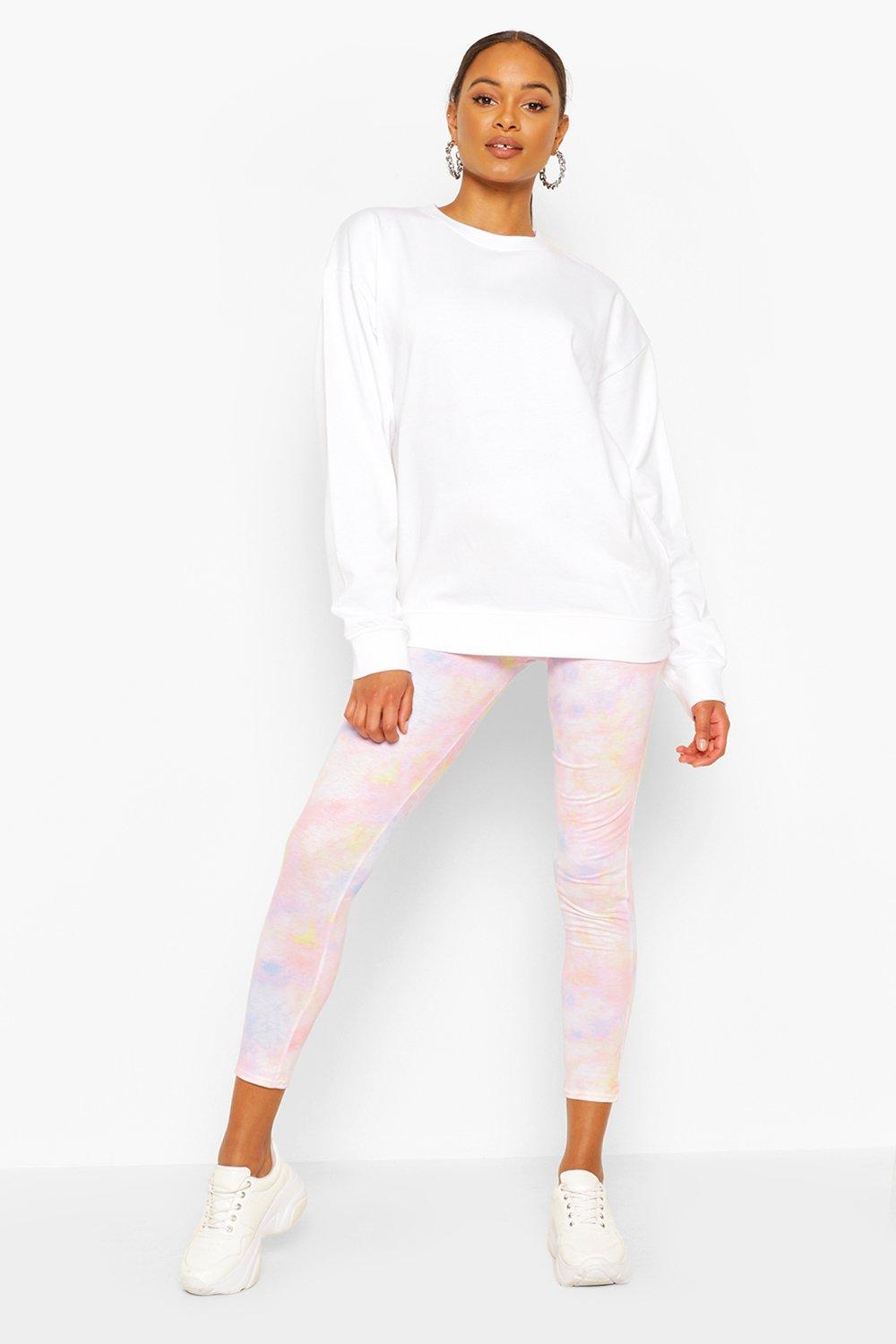 ASOS DESIGN Maternity two-piece legging in tonal tie dye