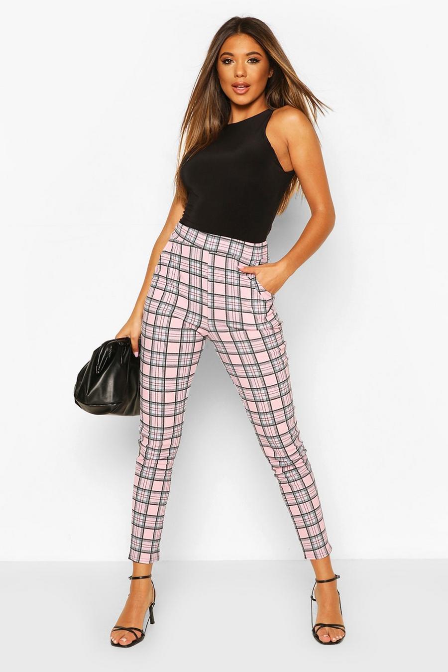 Pastel Check Skinny Trouser image number 1