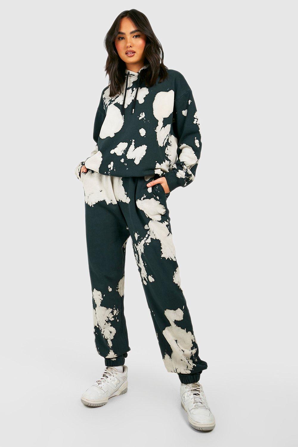 tie dye tracksuit black