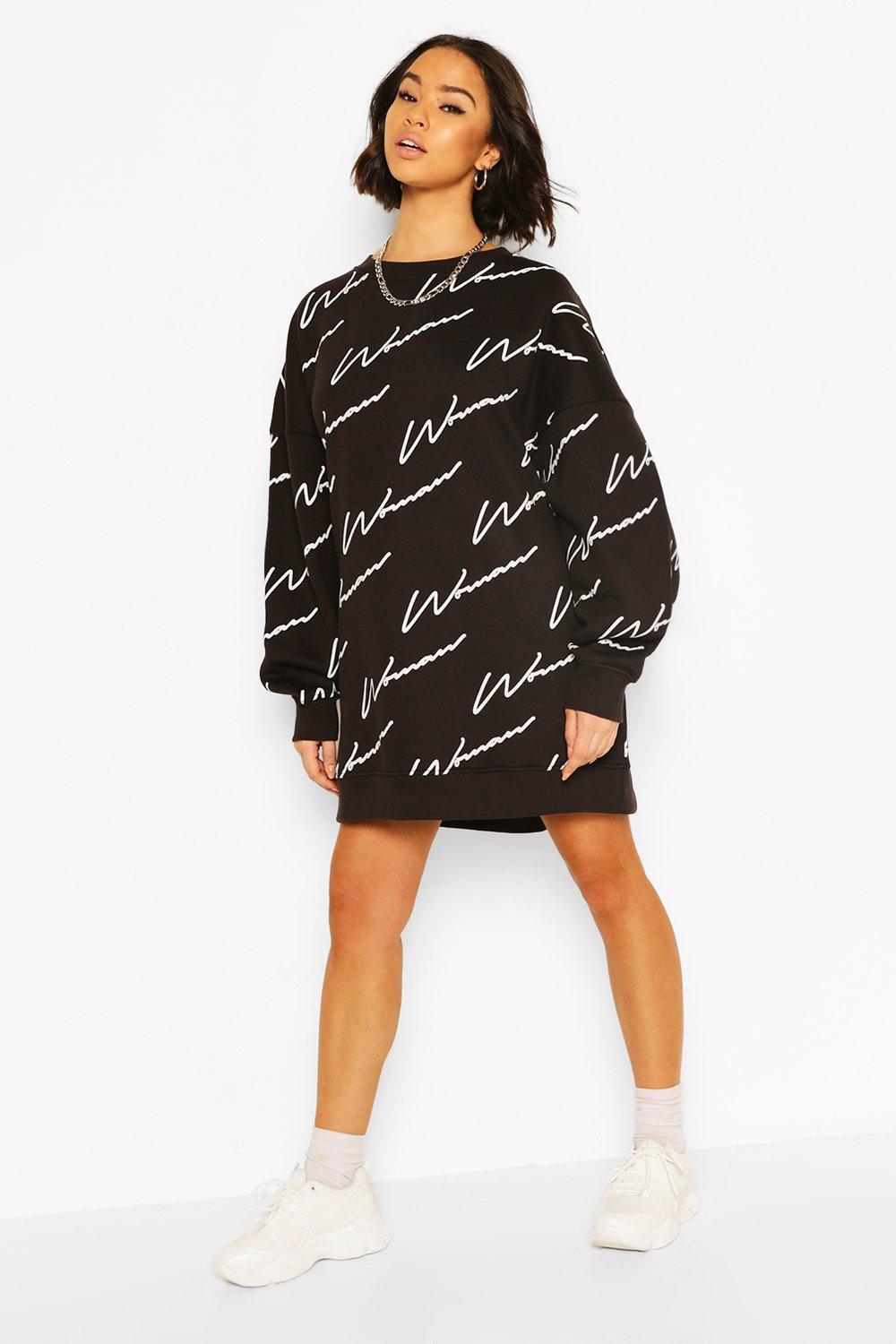 sweatshirt over dress