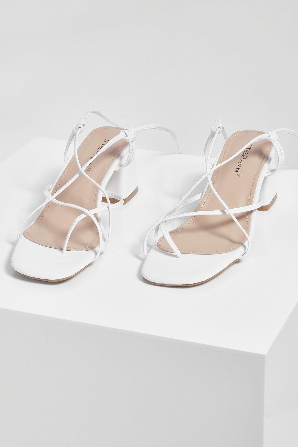 boohoo low heel sandals