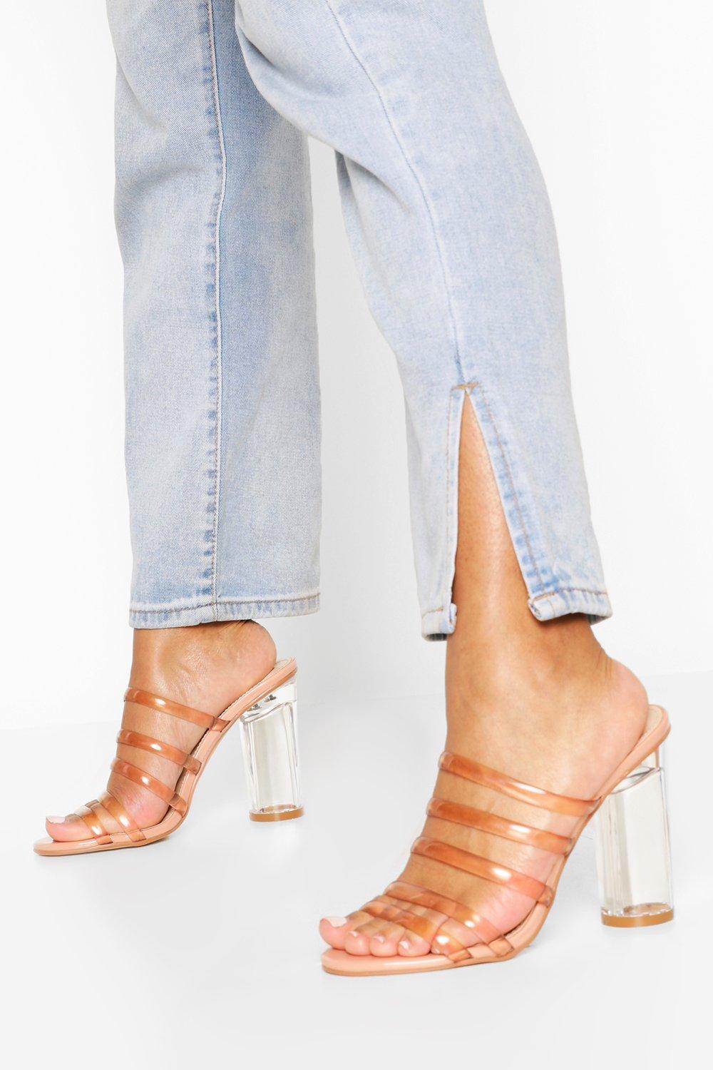 clear block mules
