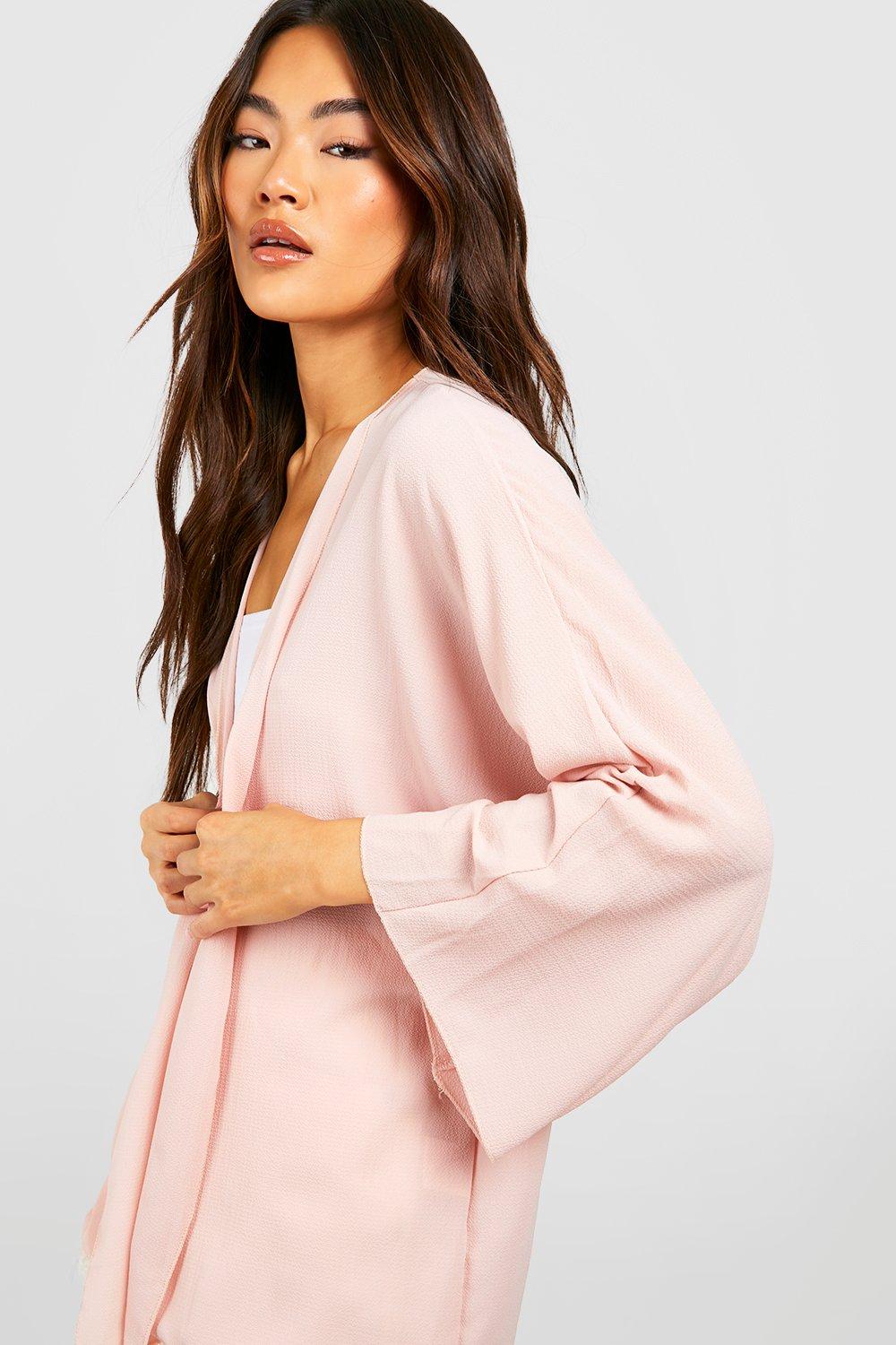 Light pink shop kimono cardigan