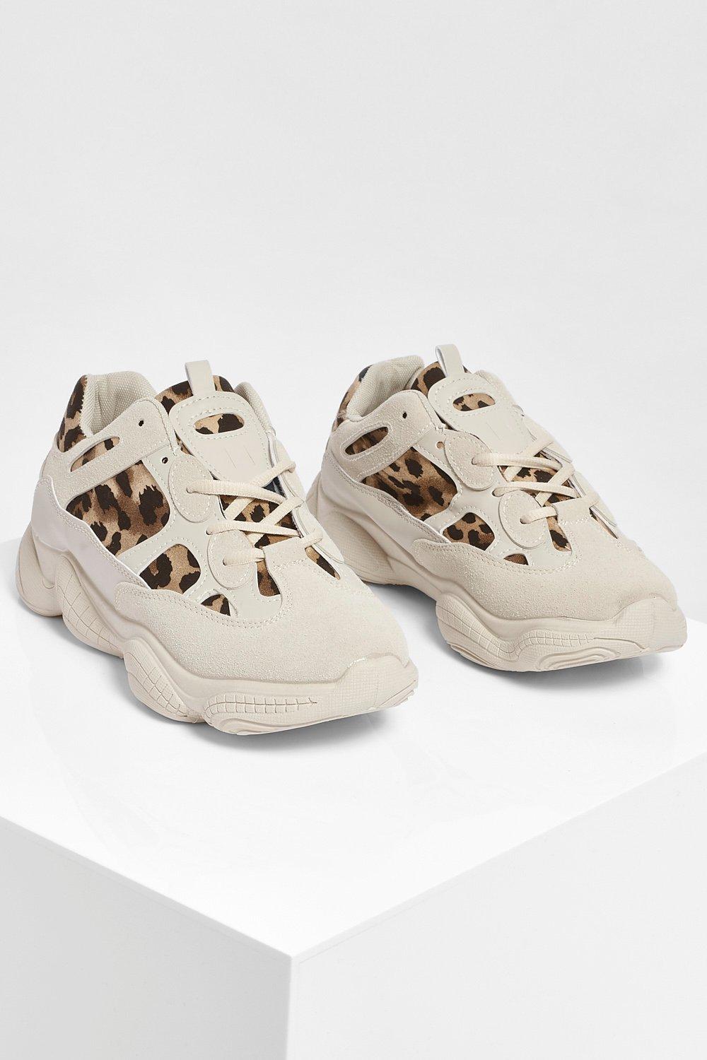 leopard sole sneakers