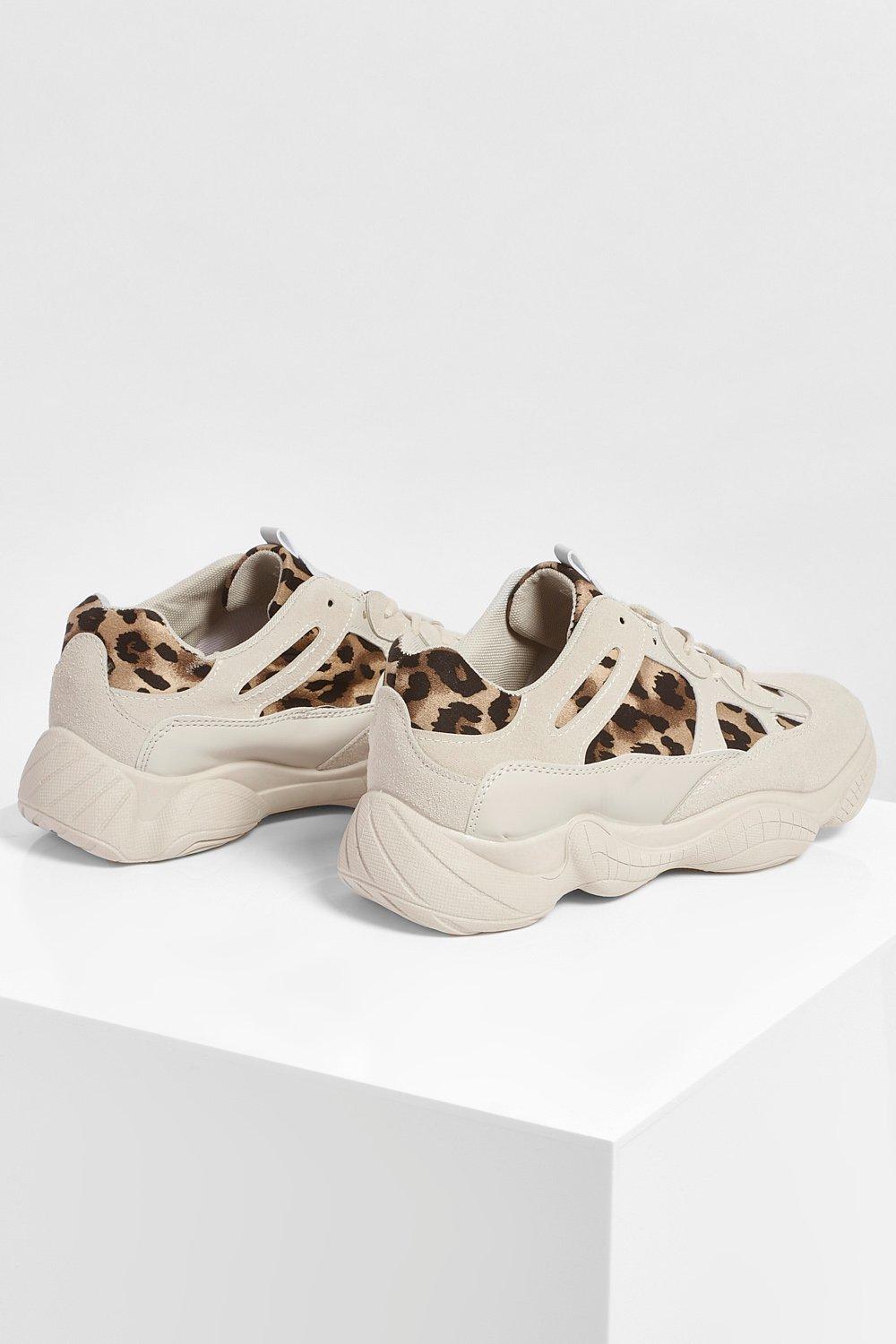 Boohoo leopard sale print shoes