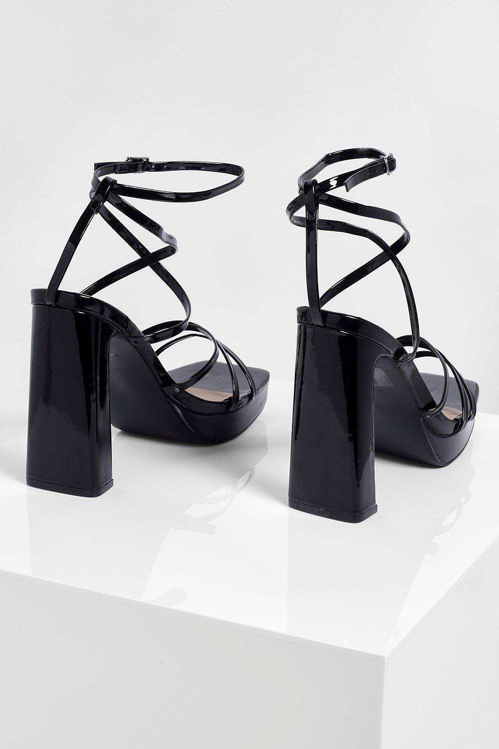 square toe platform sandals