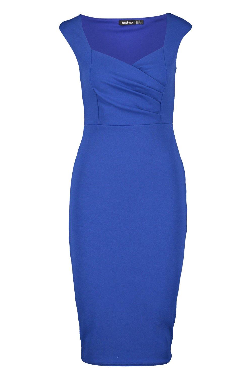 boohoo cobalt blue dress