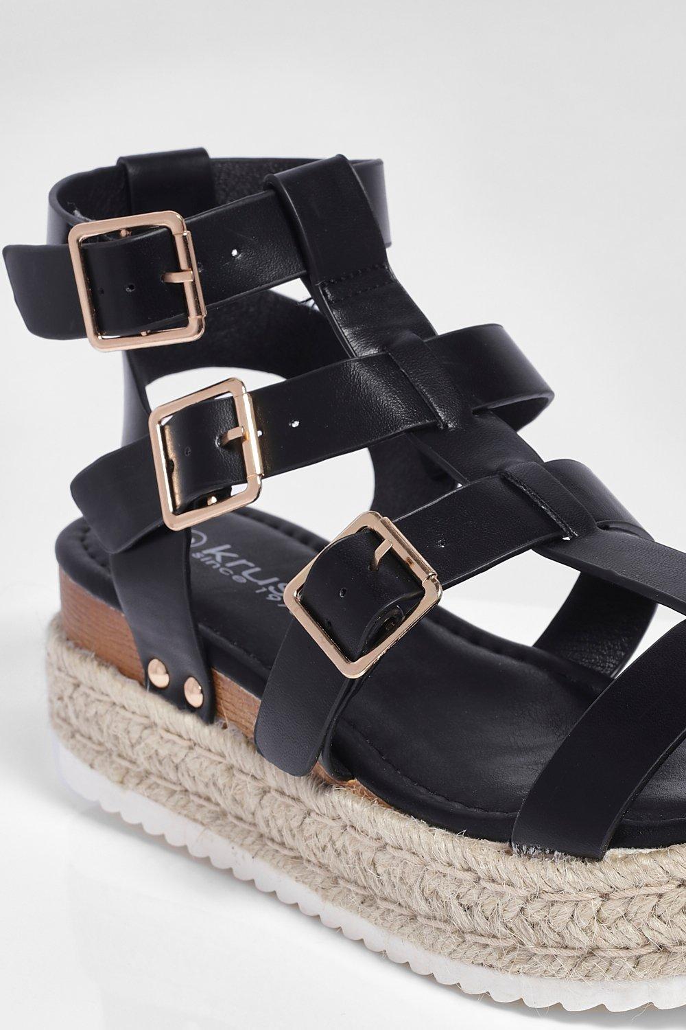 Flatform outlet sandals boohoo