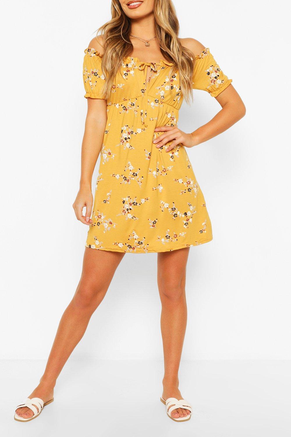 boohoo babydoll dress