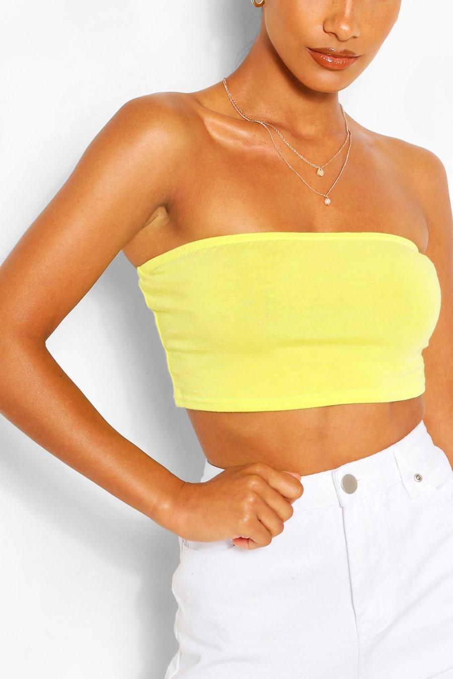 Lime Recycled Basic Bandeau Top image number 1