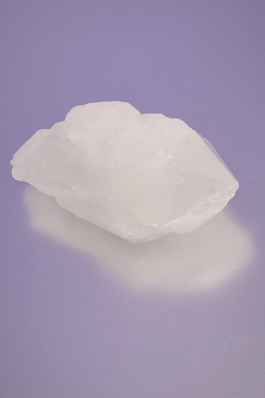 White Milky Quartz Raw Crystal image number 1