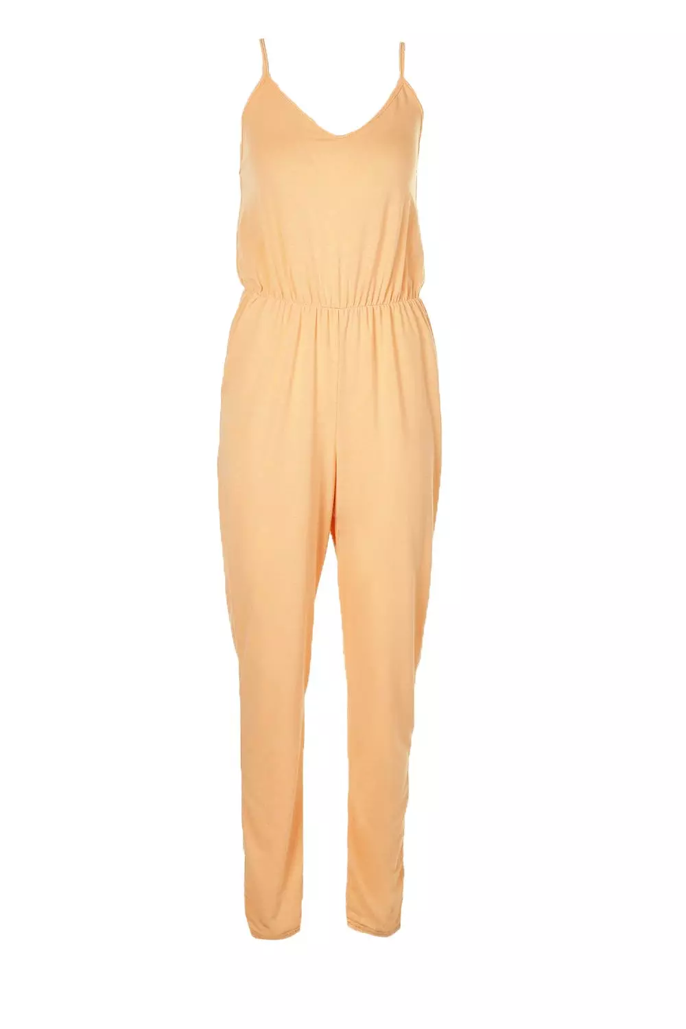 Apricot Basic Strappy Jumpsuit alternative image