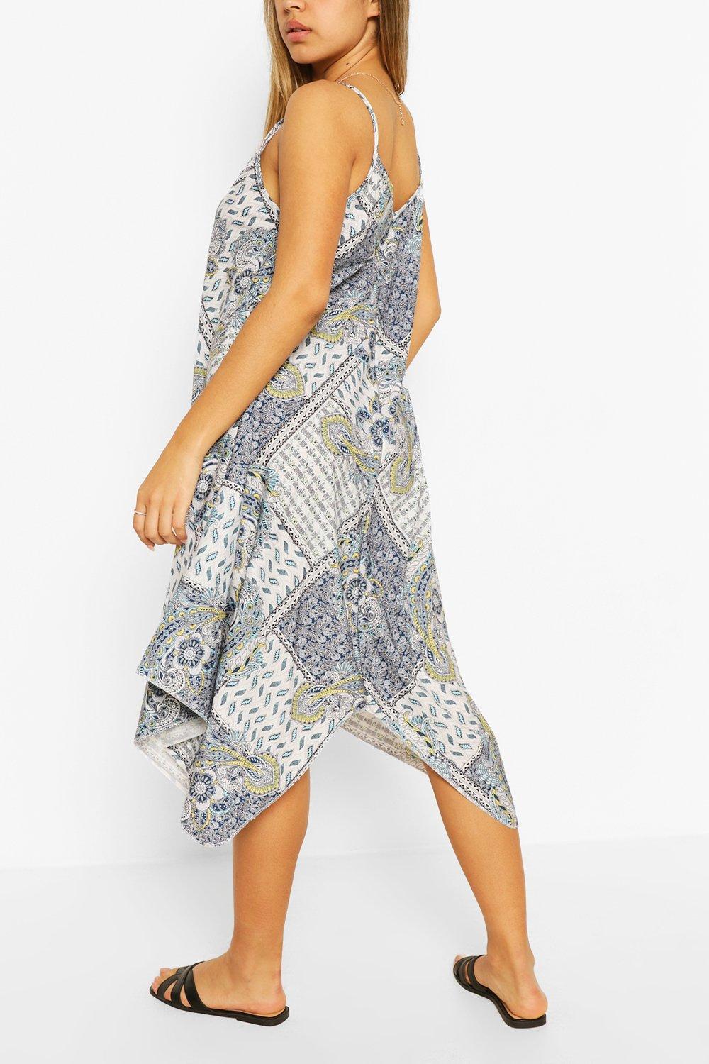 Boohoo hanky hotsell hem dress