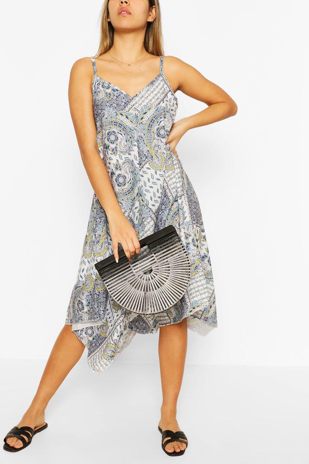 Boohoo hanky hem dress hotsell