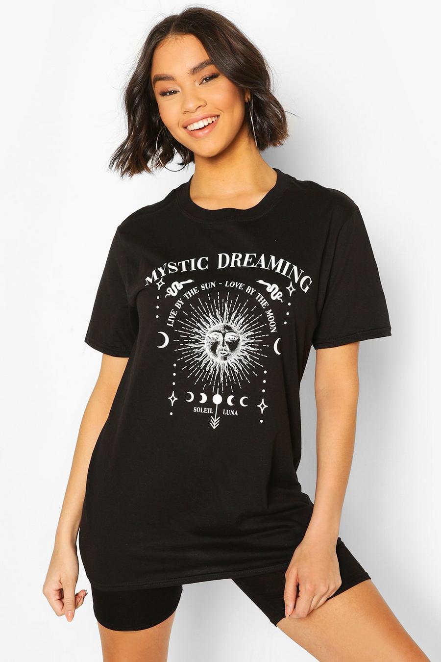 T-shirt con scritta Mystic Dreaming image number 1