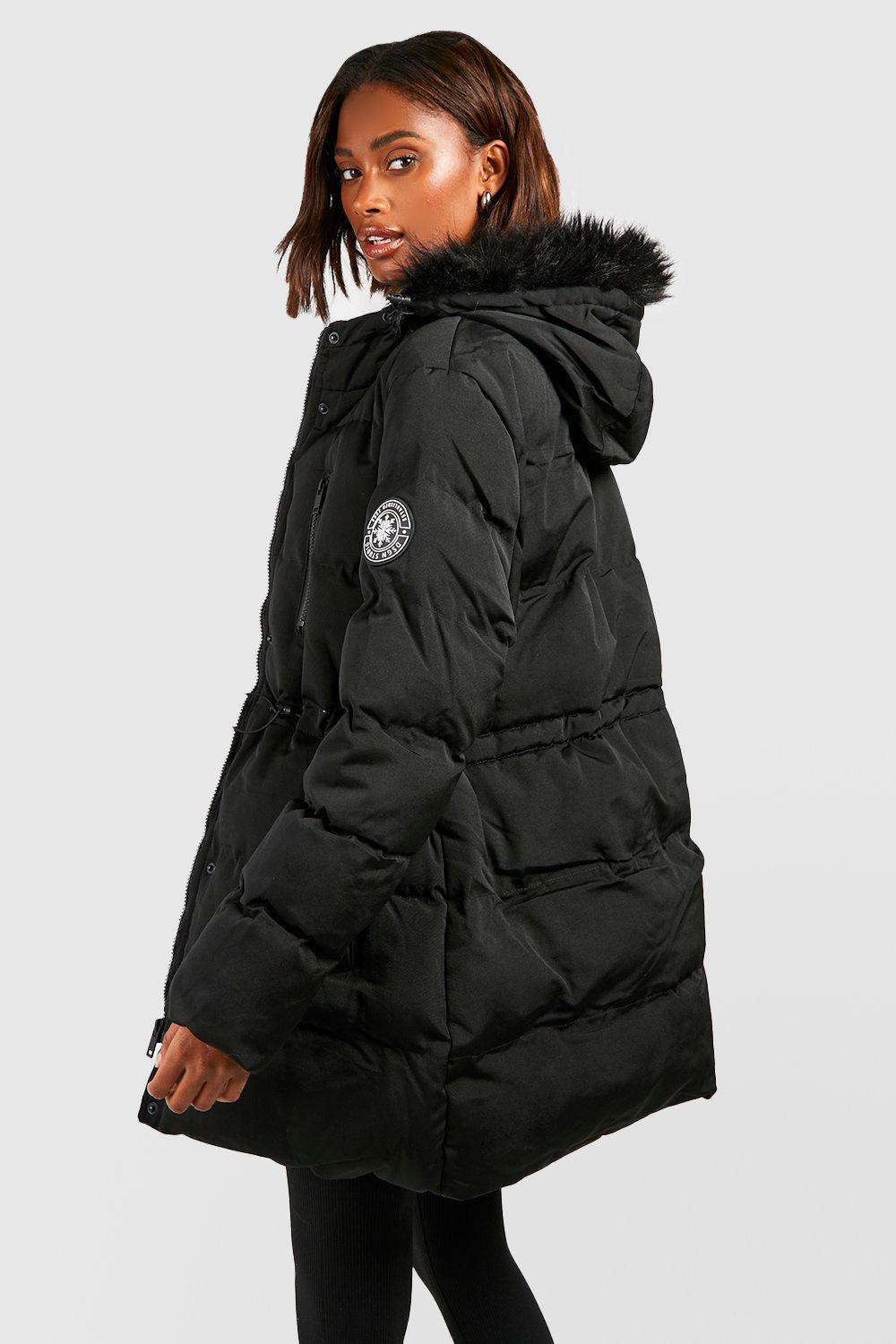 Boohoo on sale parka coats