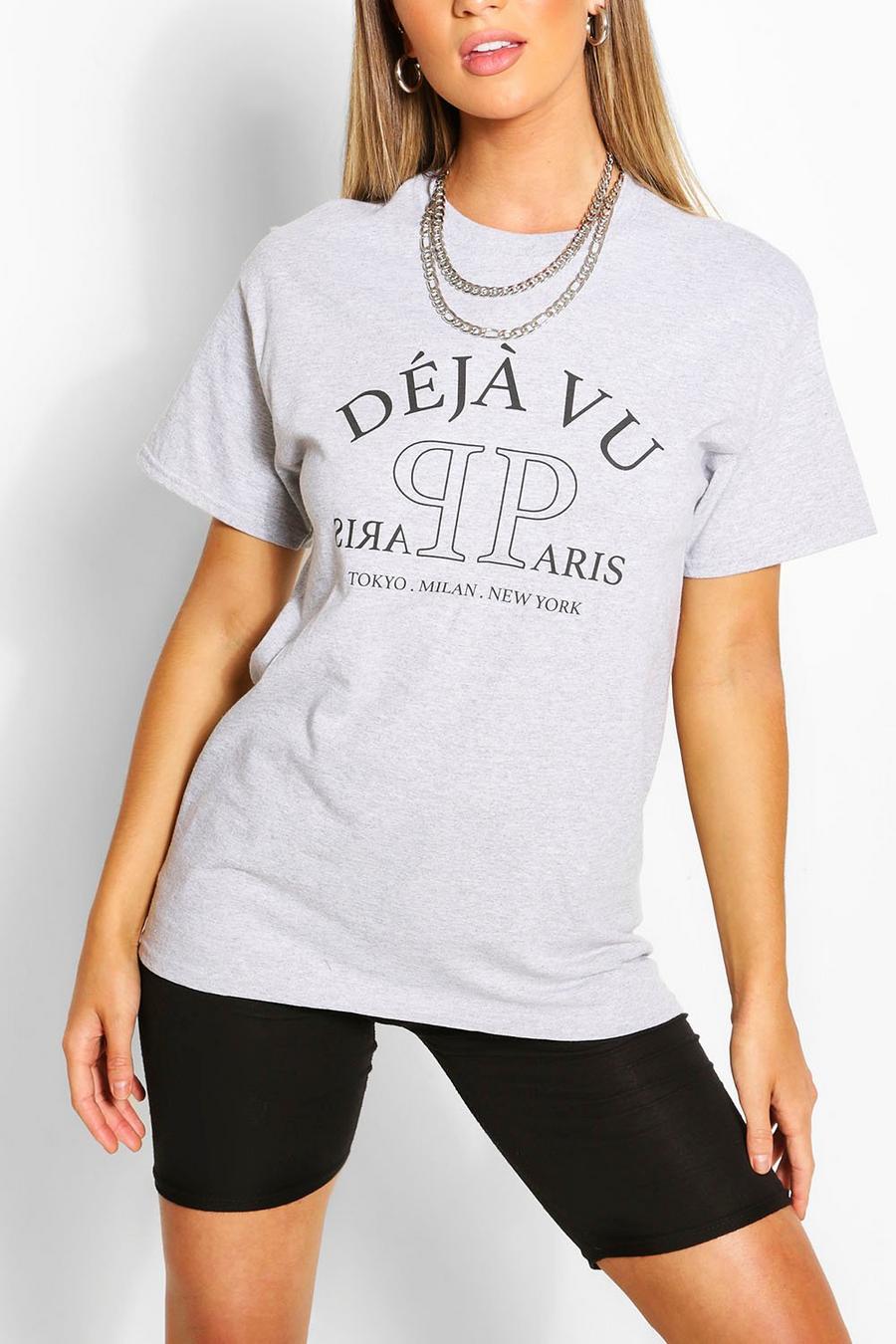 Grey Deja Vu Graphic T-Shirt image number 1