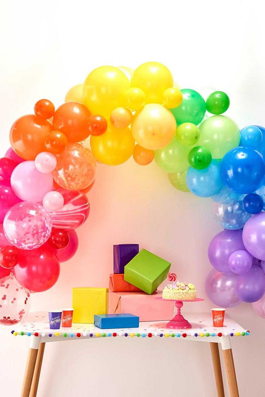 Multi multicolor Ginger Ray Rainbow Balloon Arch