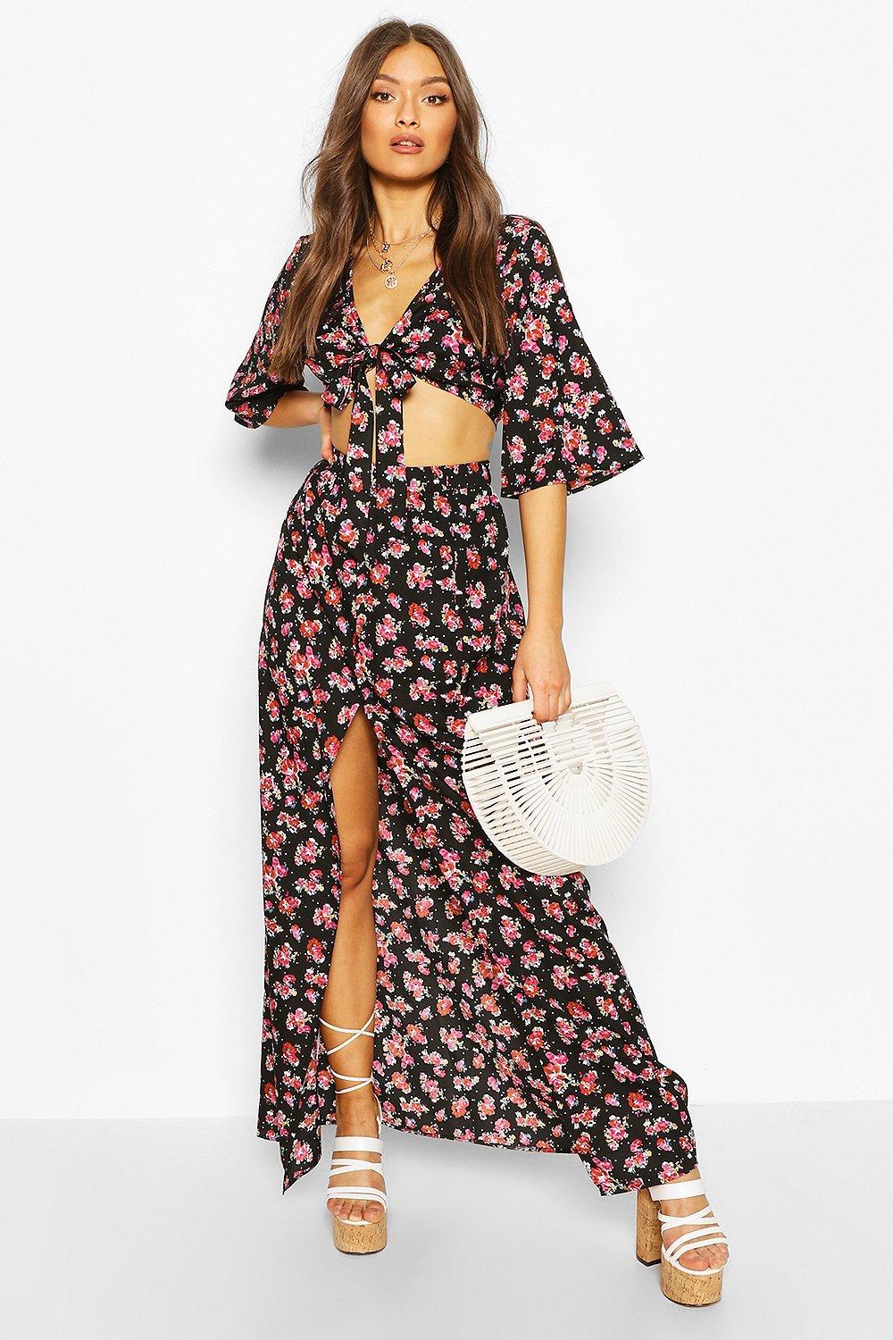 co ord sets maxi skirt