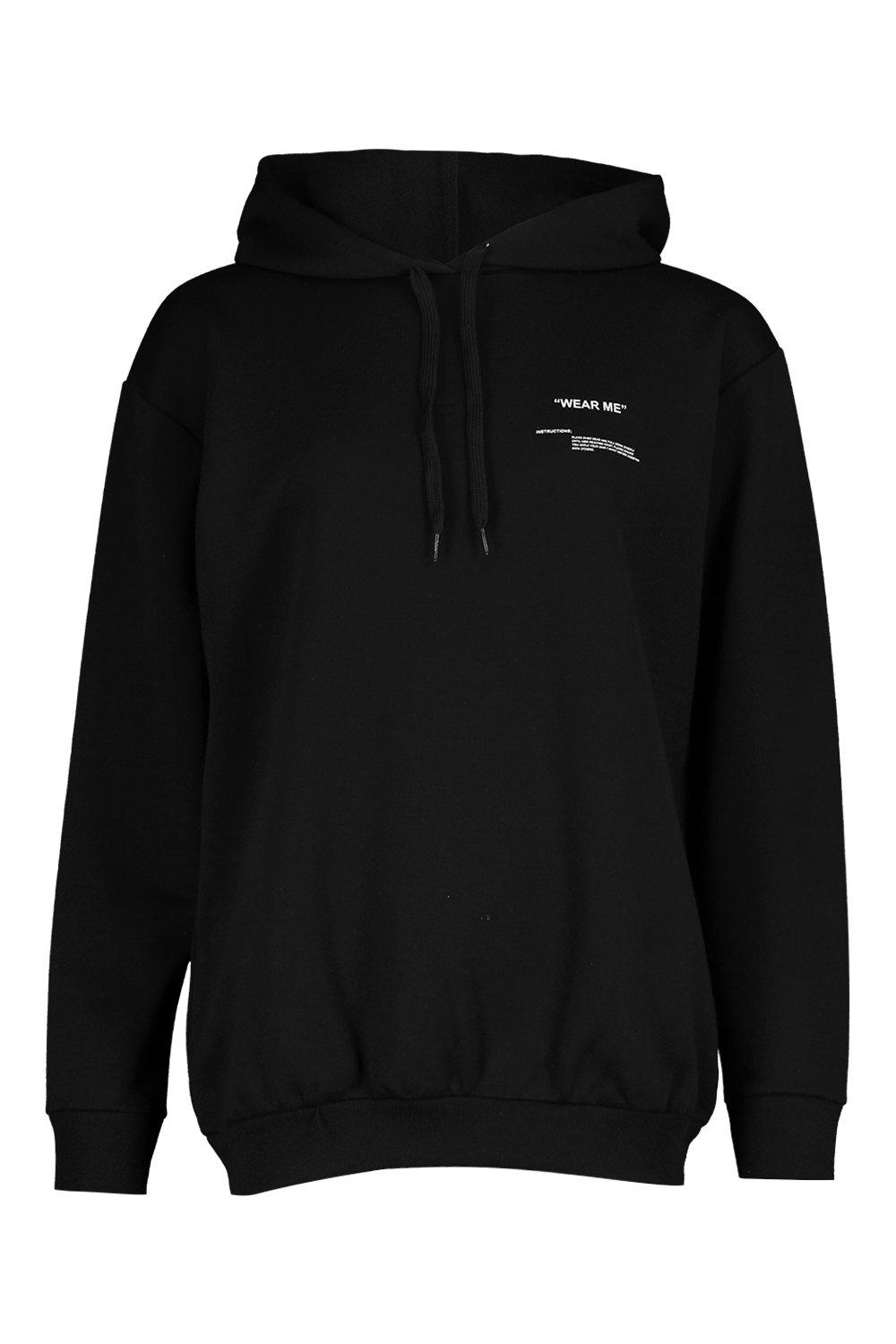 Wear Me Slogan Hoodie