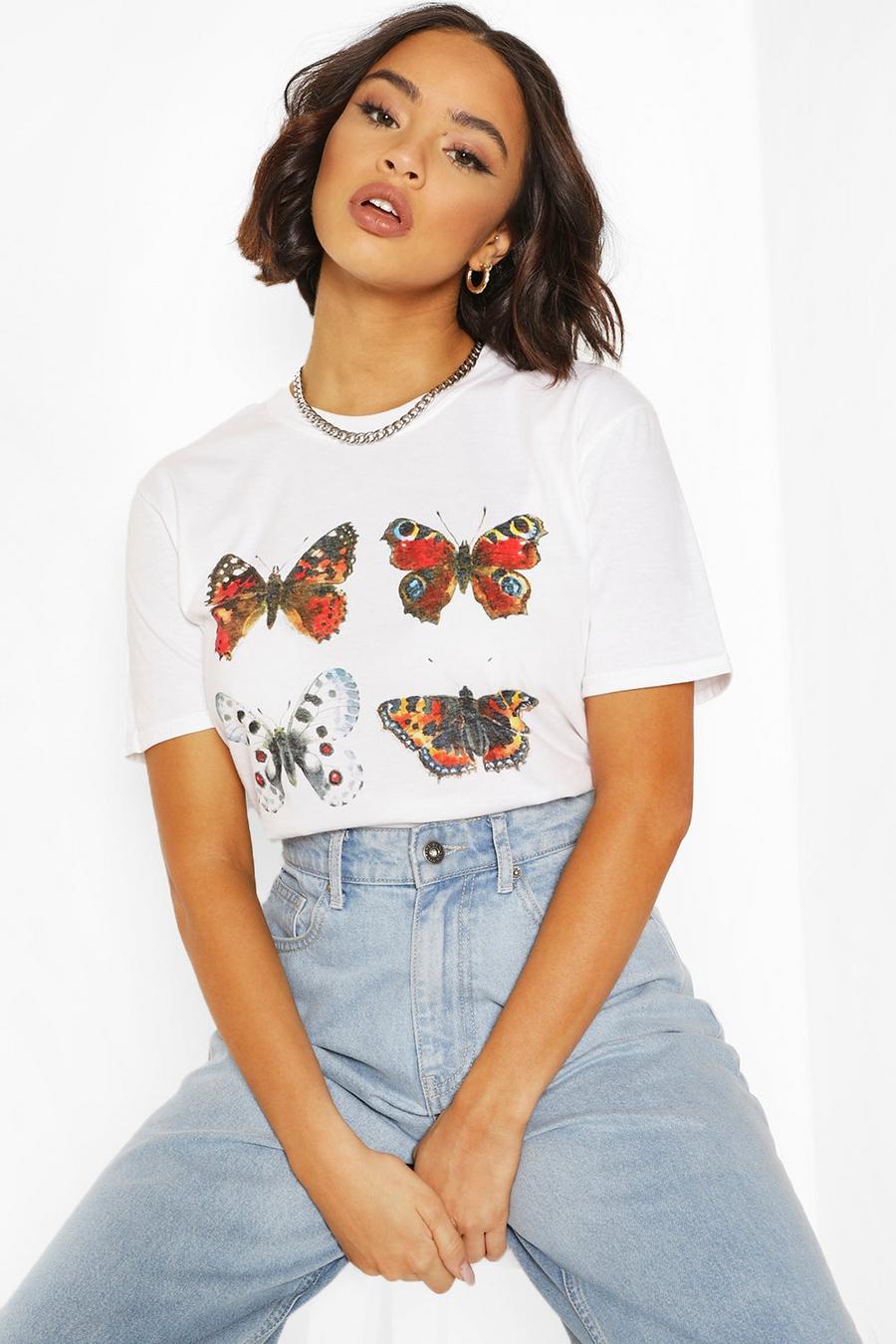 Painted Butterfly Graphic T-Shirt image number 1