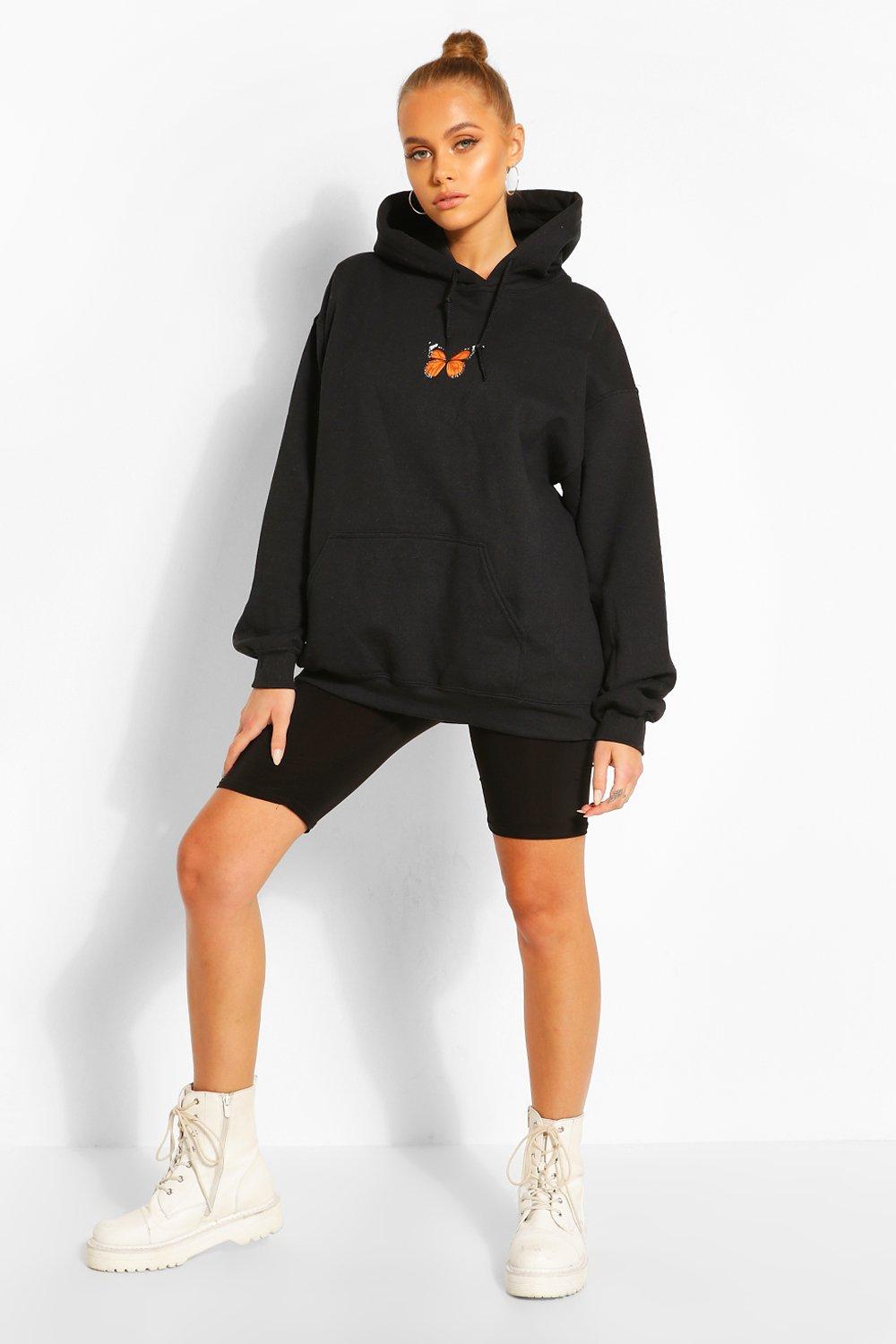 boohoo black hoodie