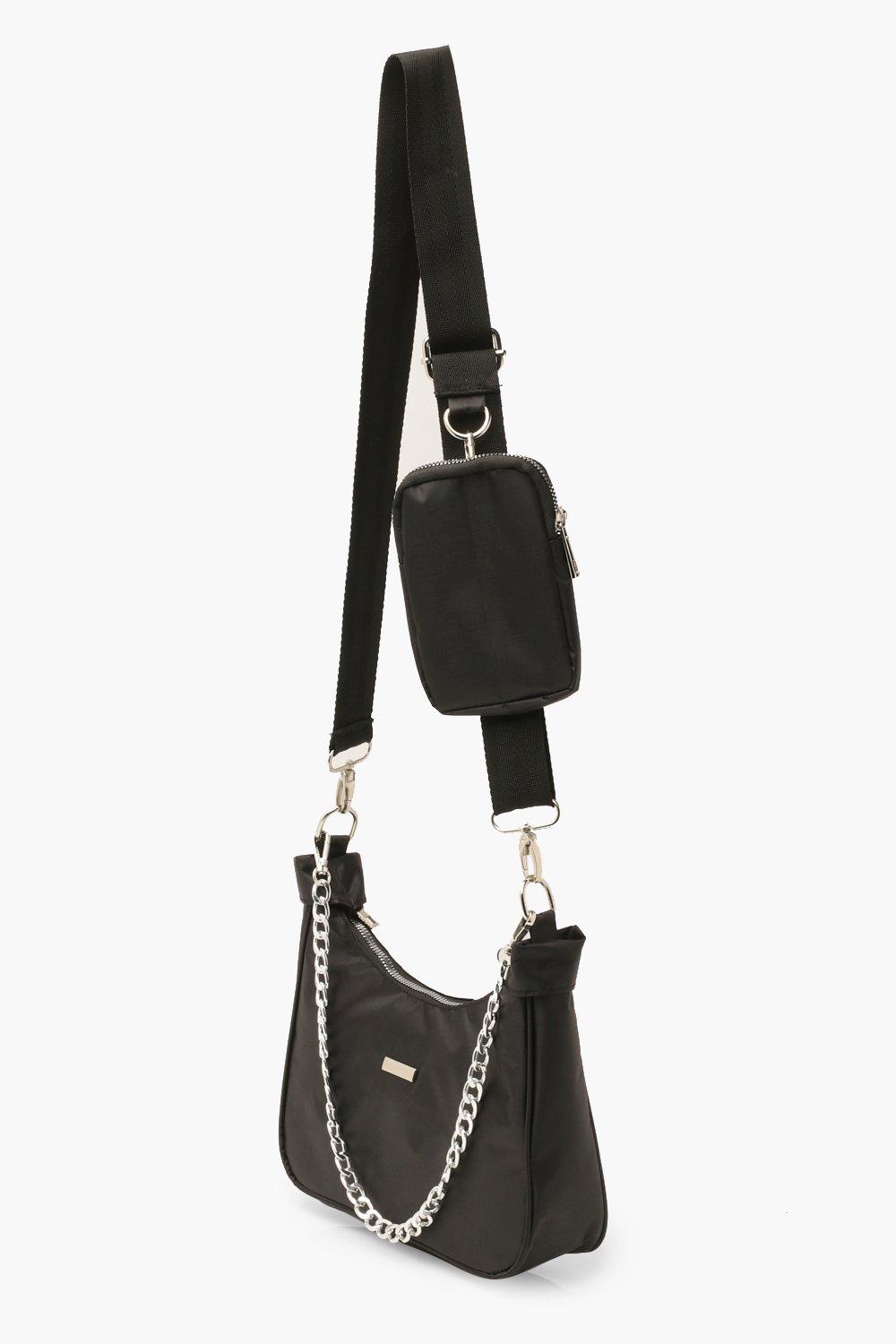 Black Friday Sale Mother-daughter 2pcs Mini Crocodile Effect Fashionable  Multi-functional Women's Handbag Crossbody Bag