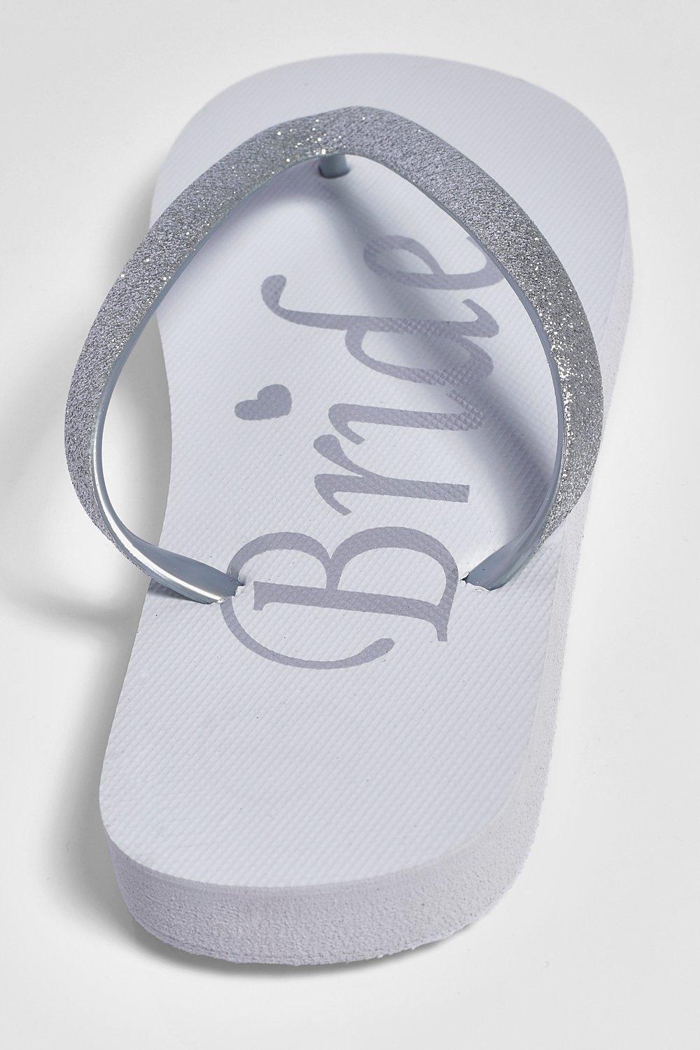 Bride squad hot sale flip flops