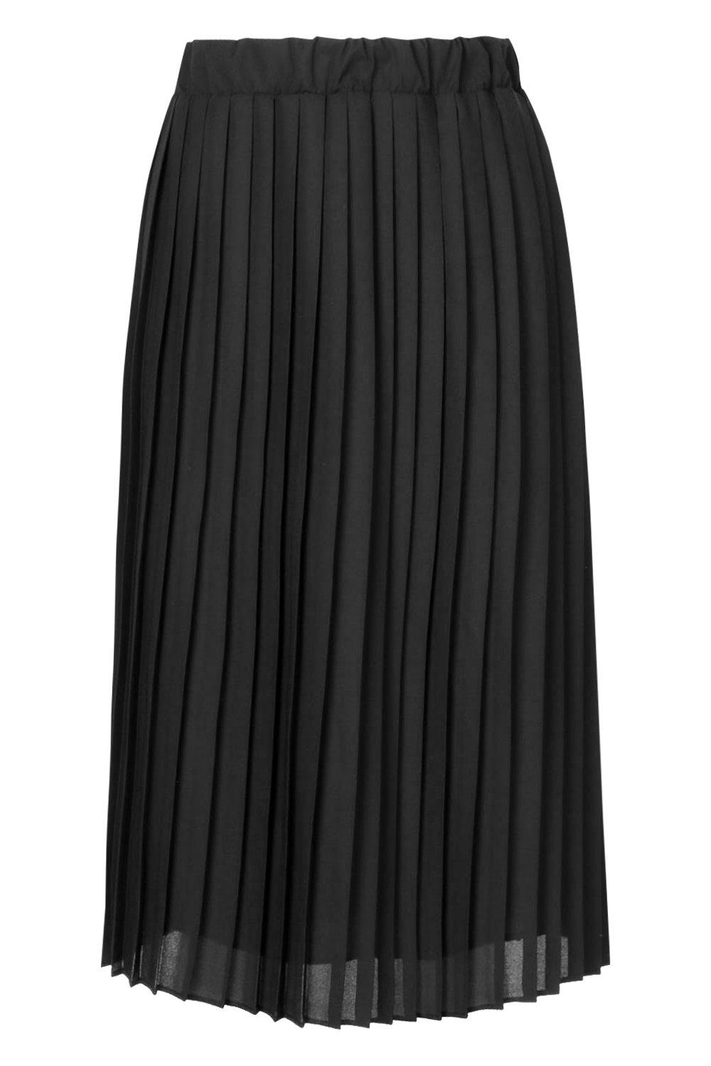 Pleated midi skirt boohoo hotsell