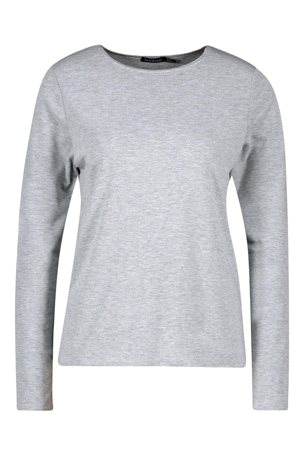 long sleeve baggy gym top