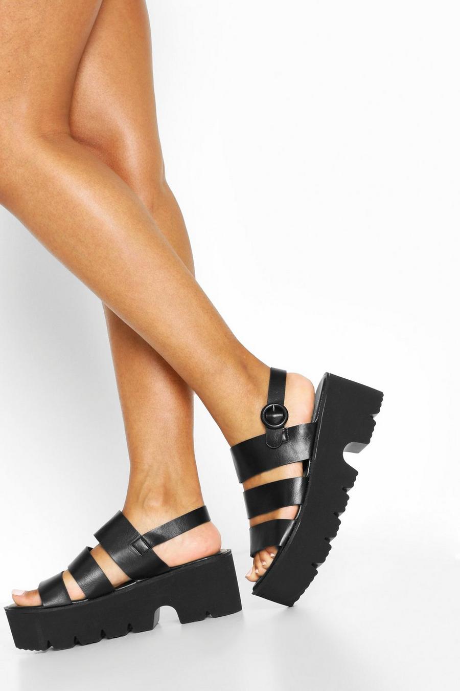 Triple Strap Cleated Sandals image number 1