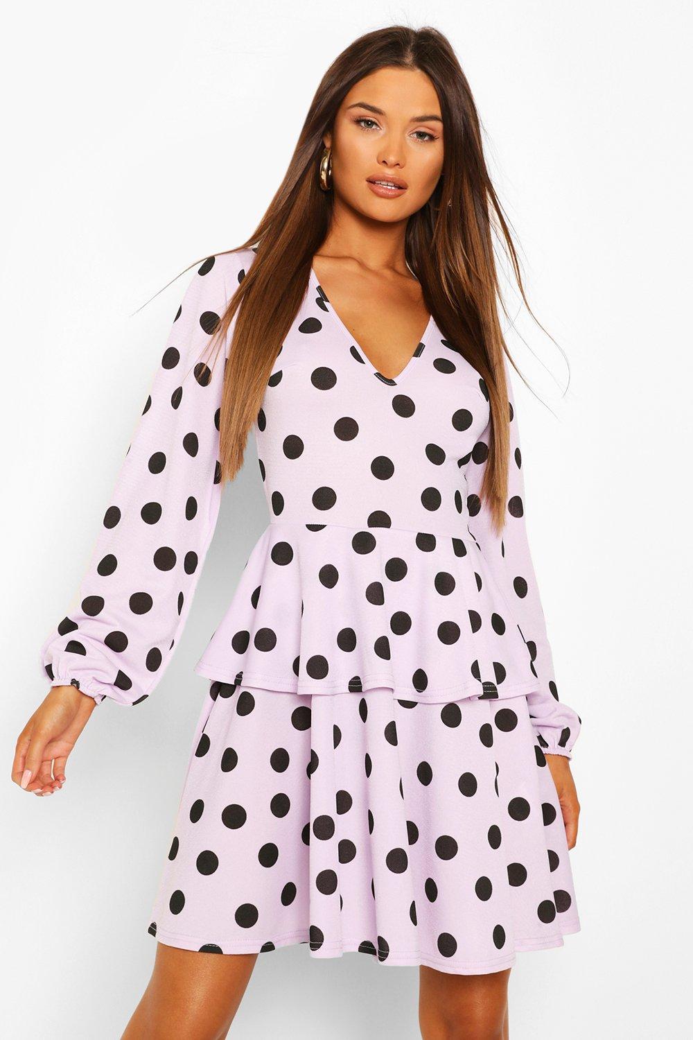 ruffle tiered skater dress