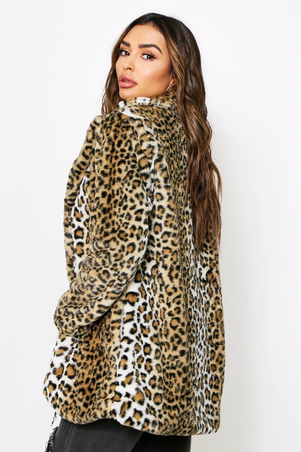 Boohoo shop leopard jacket