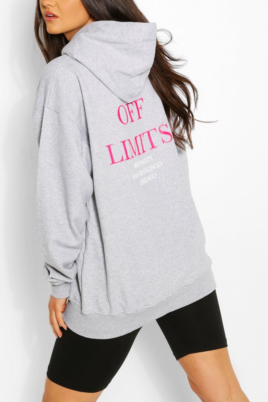 Oversized Off Limits Hoodie image number 1