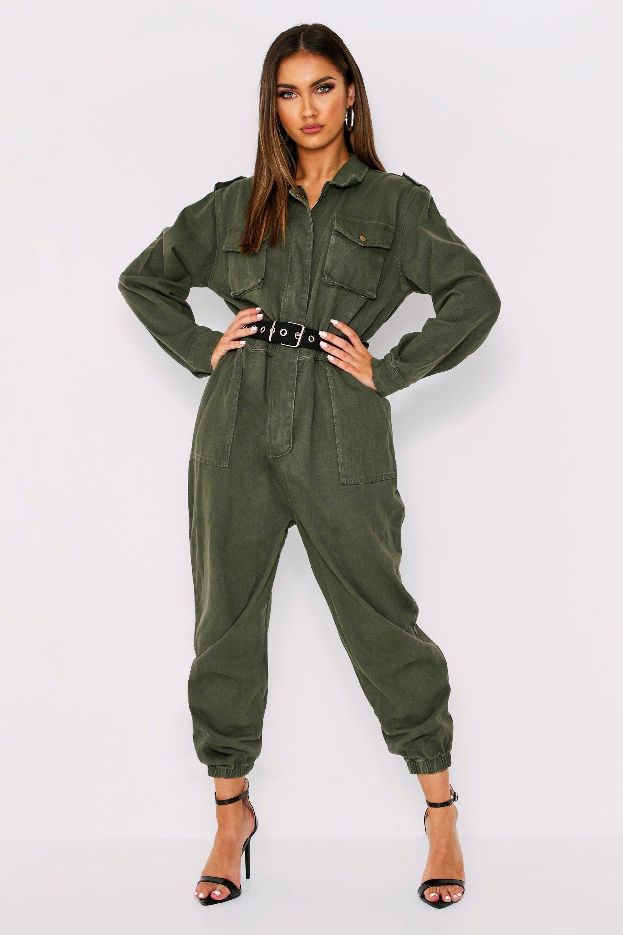 utility jumpsuit denim