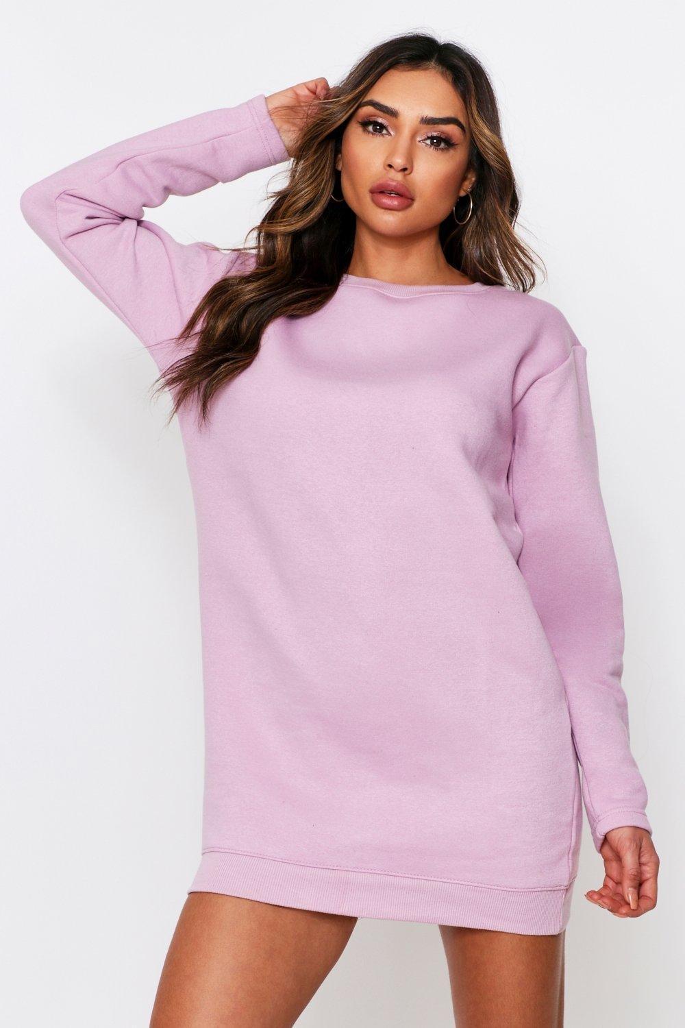 fleece sweater dress