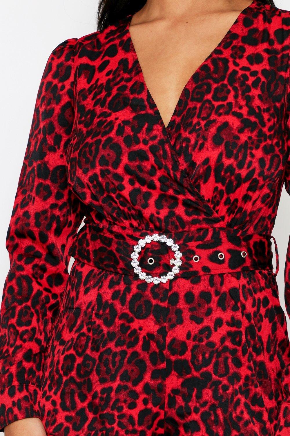 buckle belt playsuit