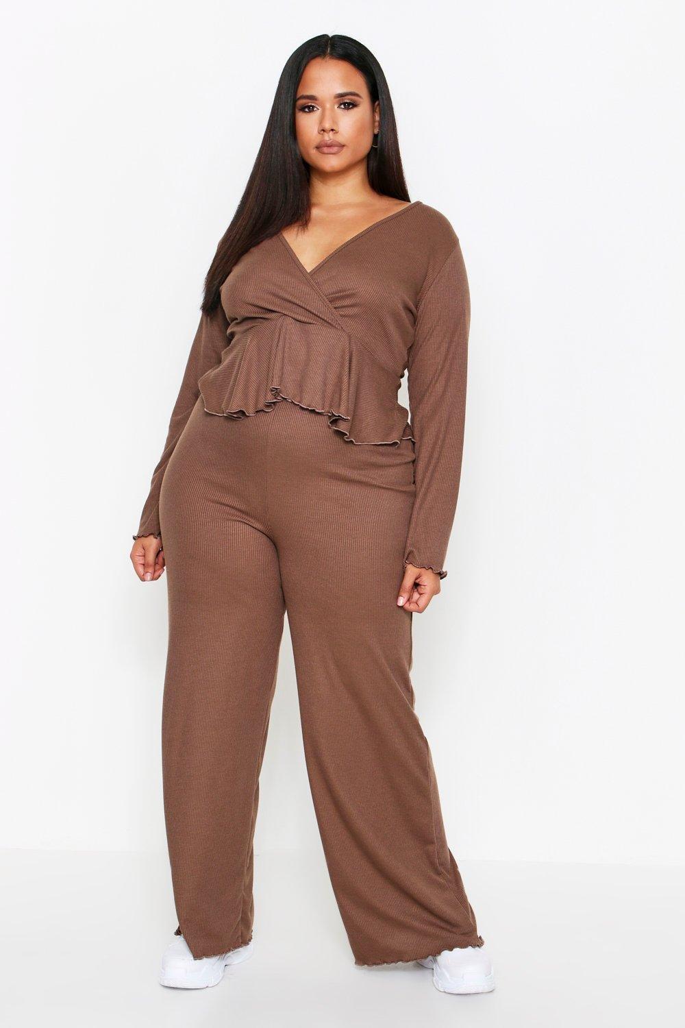 Peplum lounge set plus size new arrivals