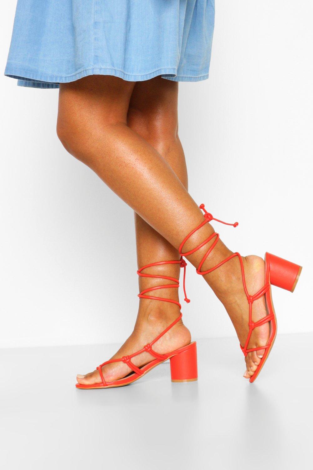 orange wide fit shoes